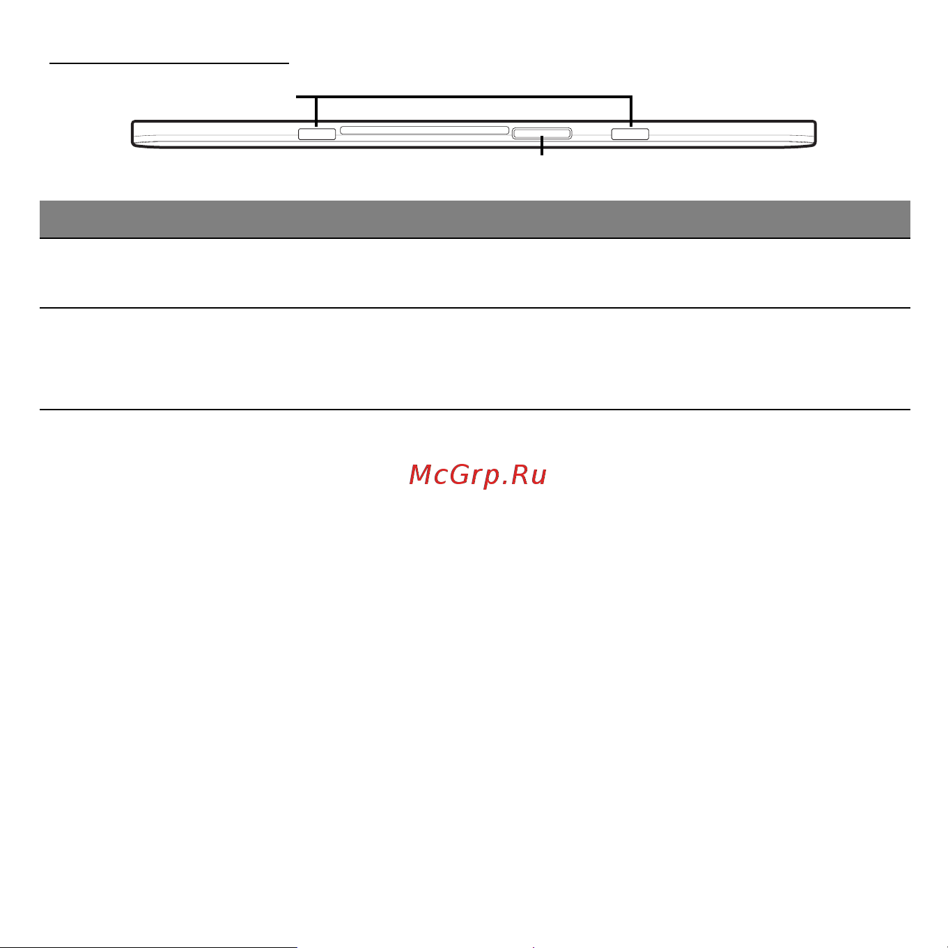 Acer ICONIA W510P [1568/2860] Pogled od spodaj