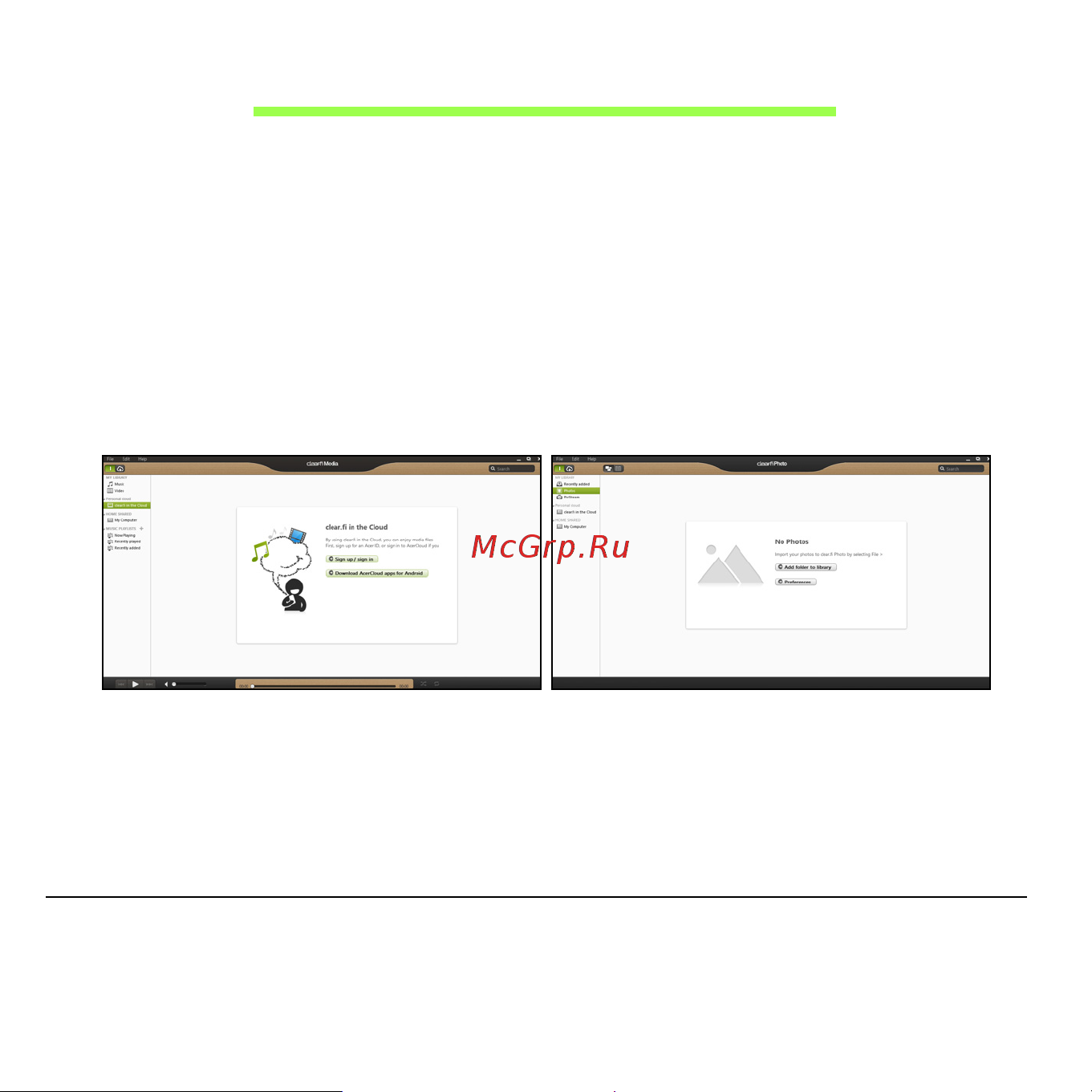 Acer ICONIA W510P [1585/2860] Krmarjenje po medijskih datotekah in fotografijah