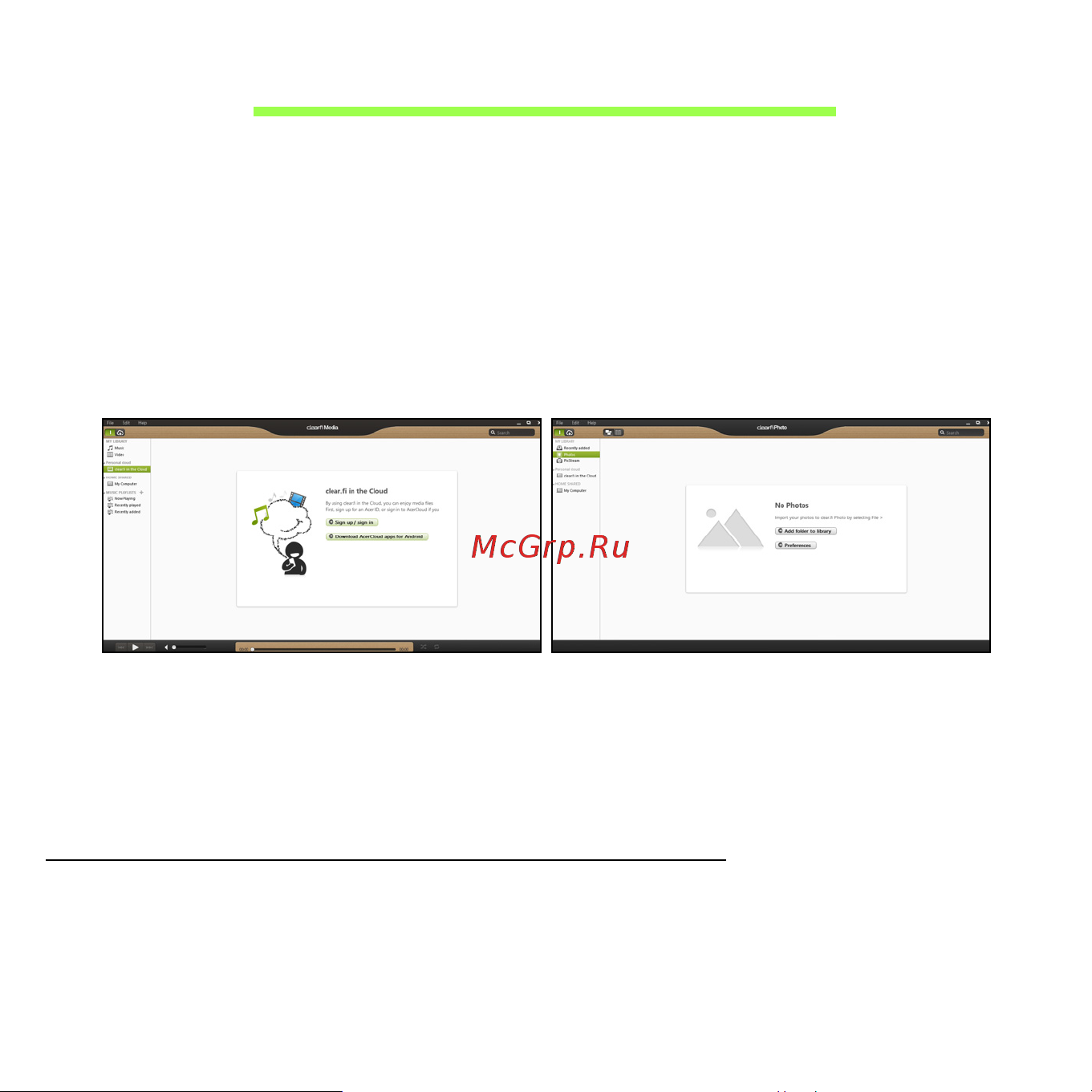 Acer ICONIA W510P [2069/2860] Multivides un fotoattēlu navigācija