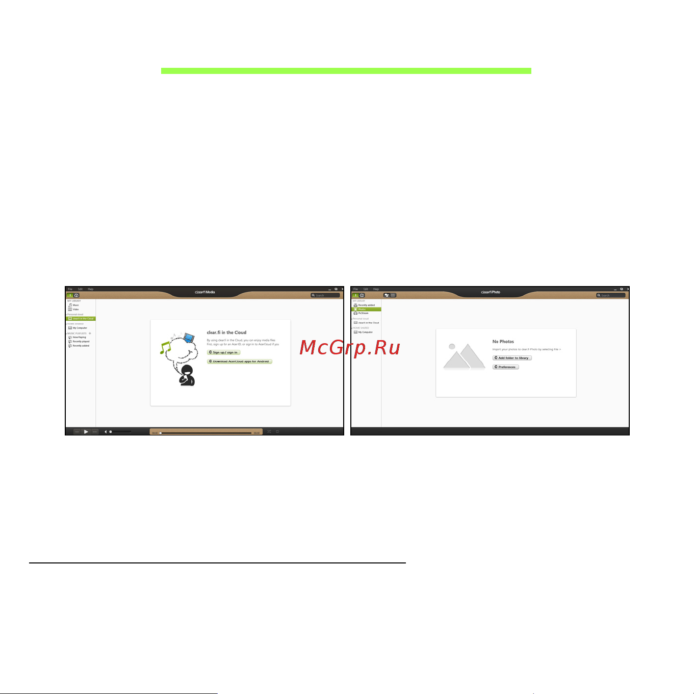 Acer ICONIA W510P [2161/2860] Medijų ir nuotraukų naršymas