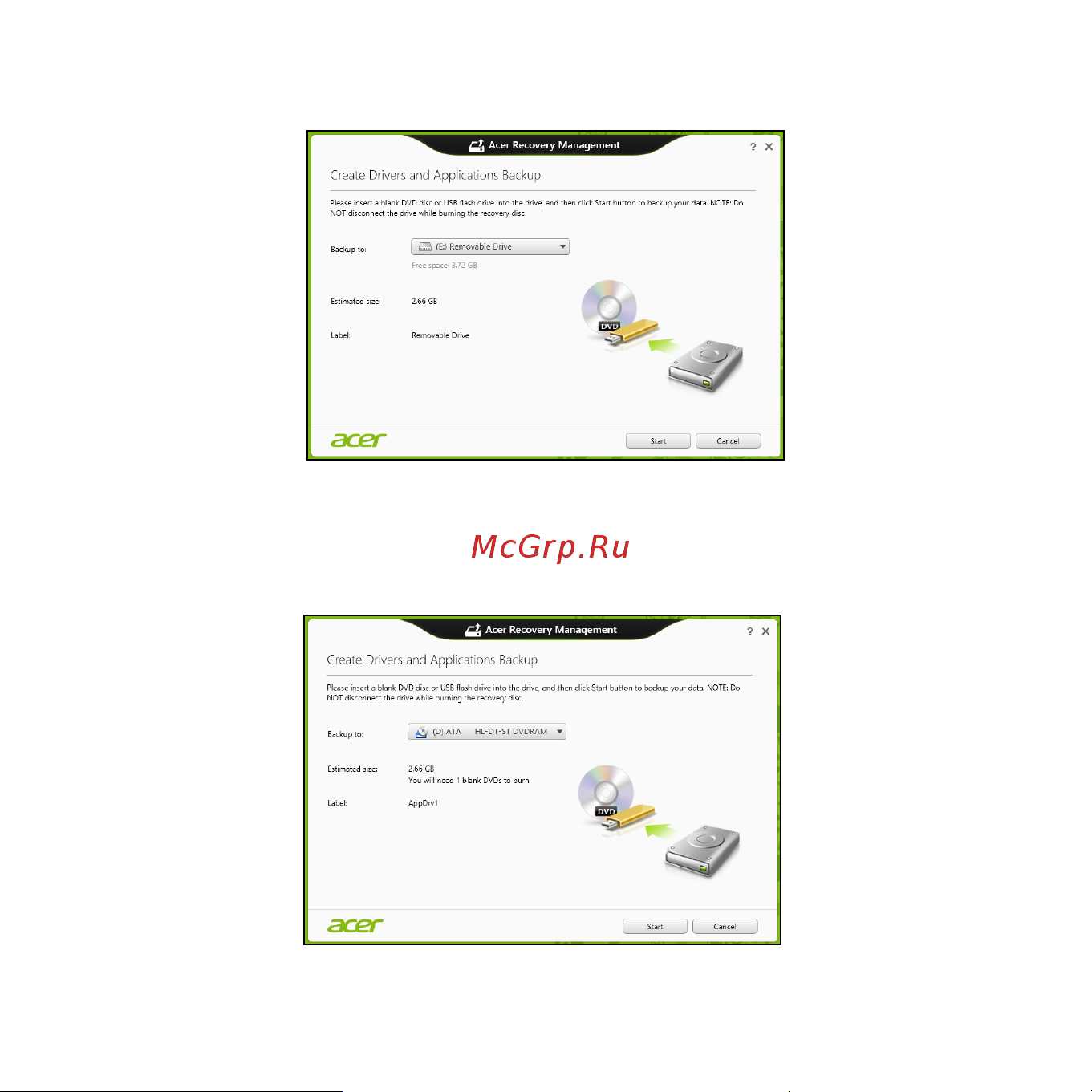 Acer ICONIA W510P Инструкция по эксплуатации онлайн [2195/2860] 97734