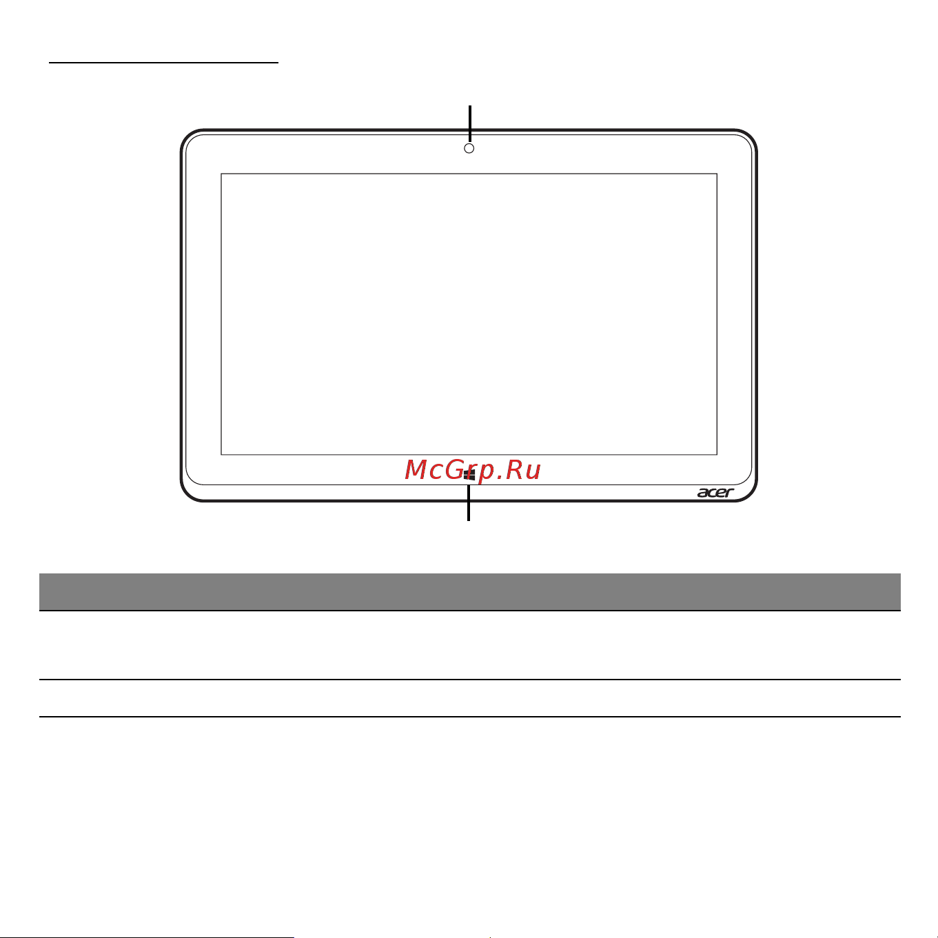 Acer ICONIA W510P [2344/2860] Önden görünüm