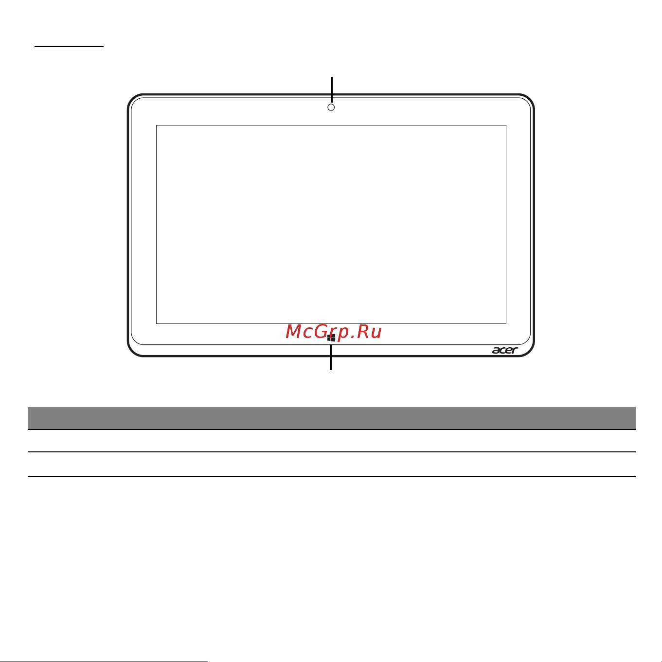 Acer ICONIA W510P [2524/2860] 前視圖