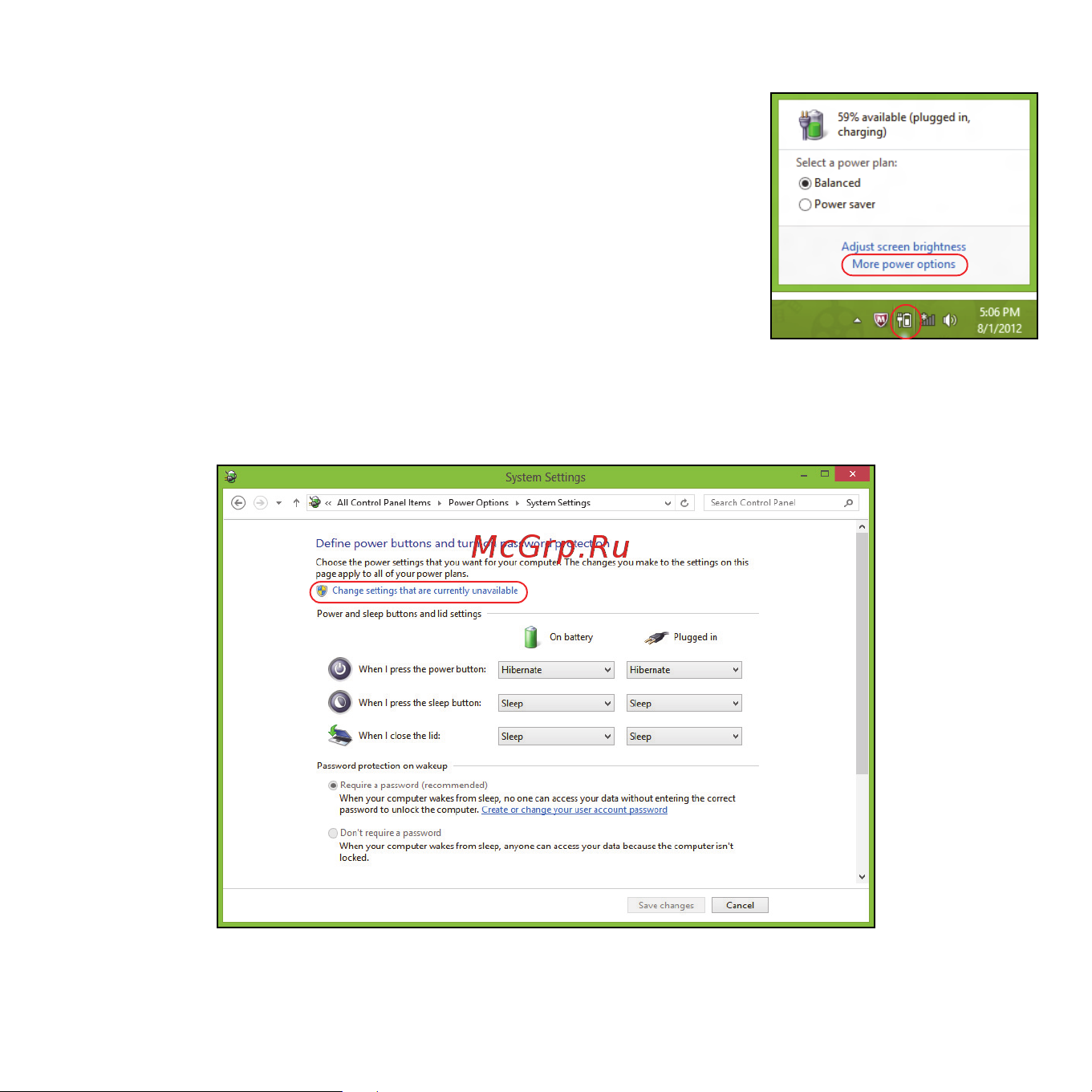 Acer ICONIA W510P Инструкция по эксплуатации онлайн [43/2860] 97734