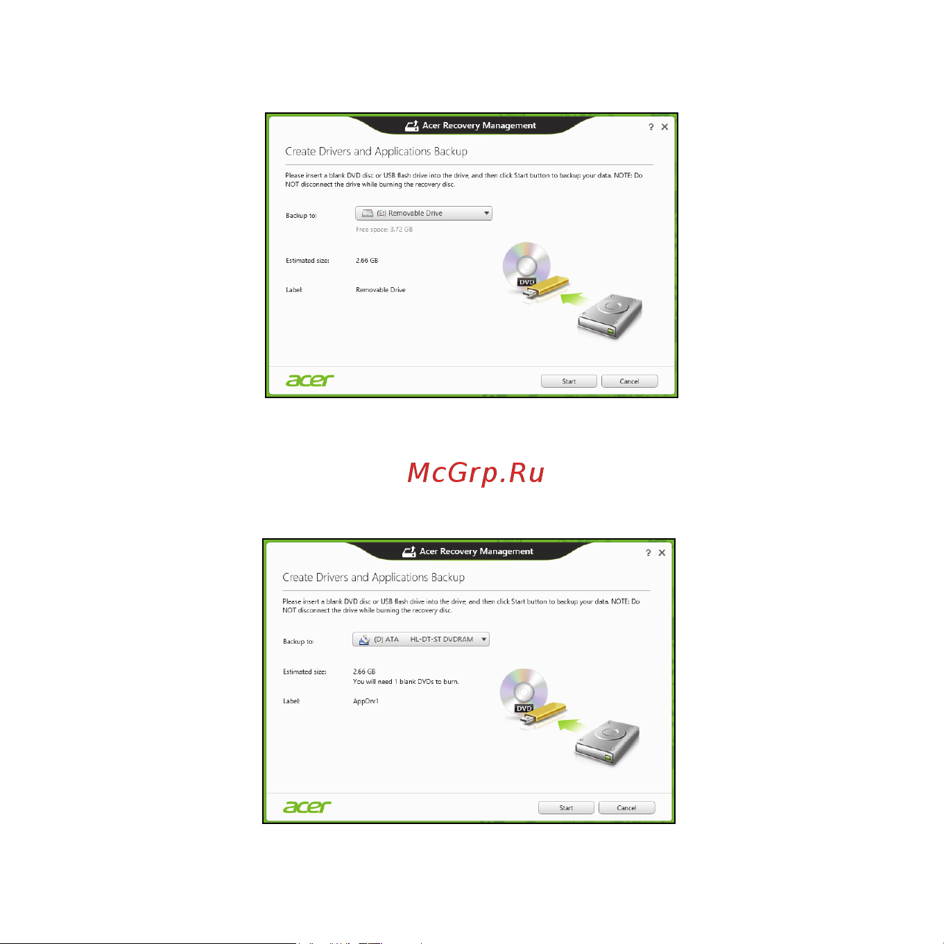 Acer ICONIA W510P Инструкция по эксплуатации онлайн [70/2860] 97734