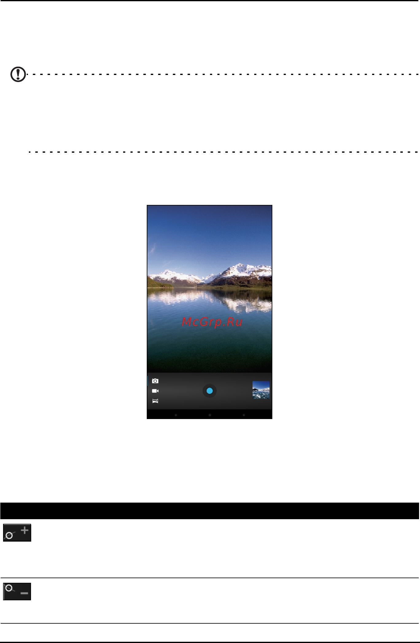 Acer ICONIA A110 [36/53] Значки и индикаторы камеры