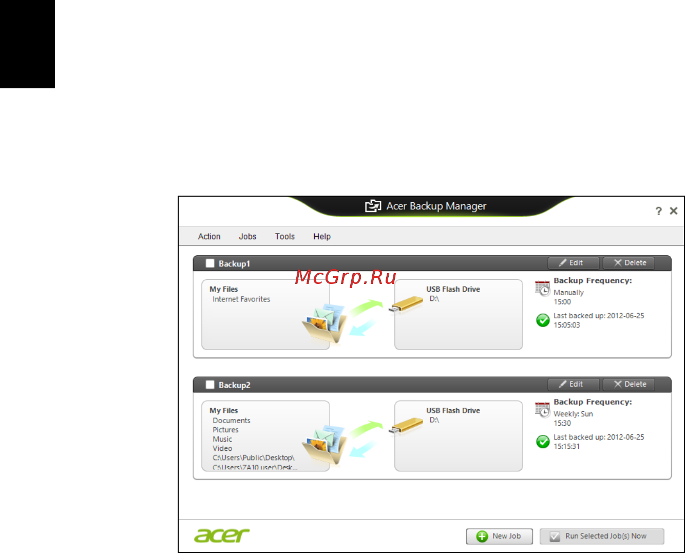 Acer TRAVELMATE P653-V Инструкция по эксплуатации онлайн [706/2742] 97765