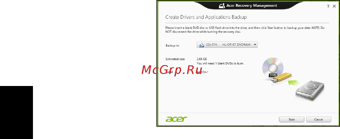 Acer TRAVELMATE P653-V [784/2742] Gendannelse af dit system