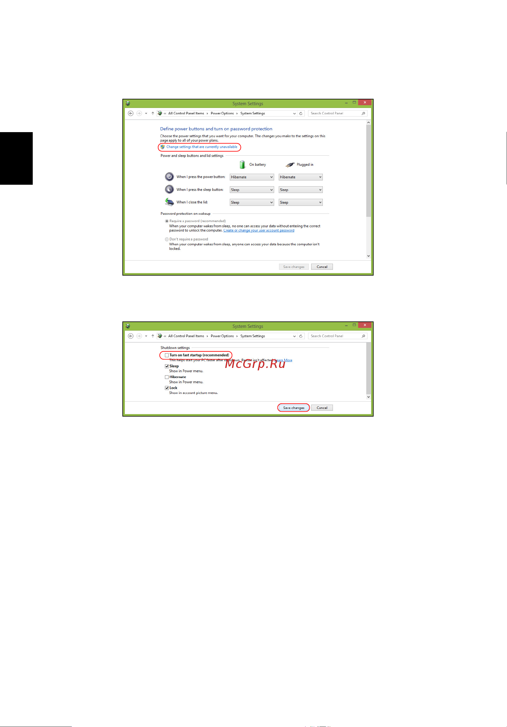 Acer TRAVELMATE P653-MG [1072/2742] Русский