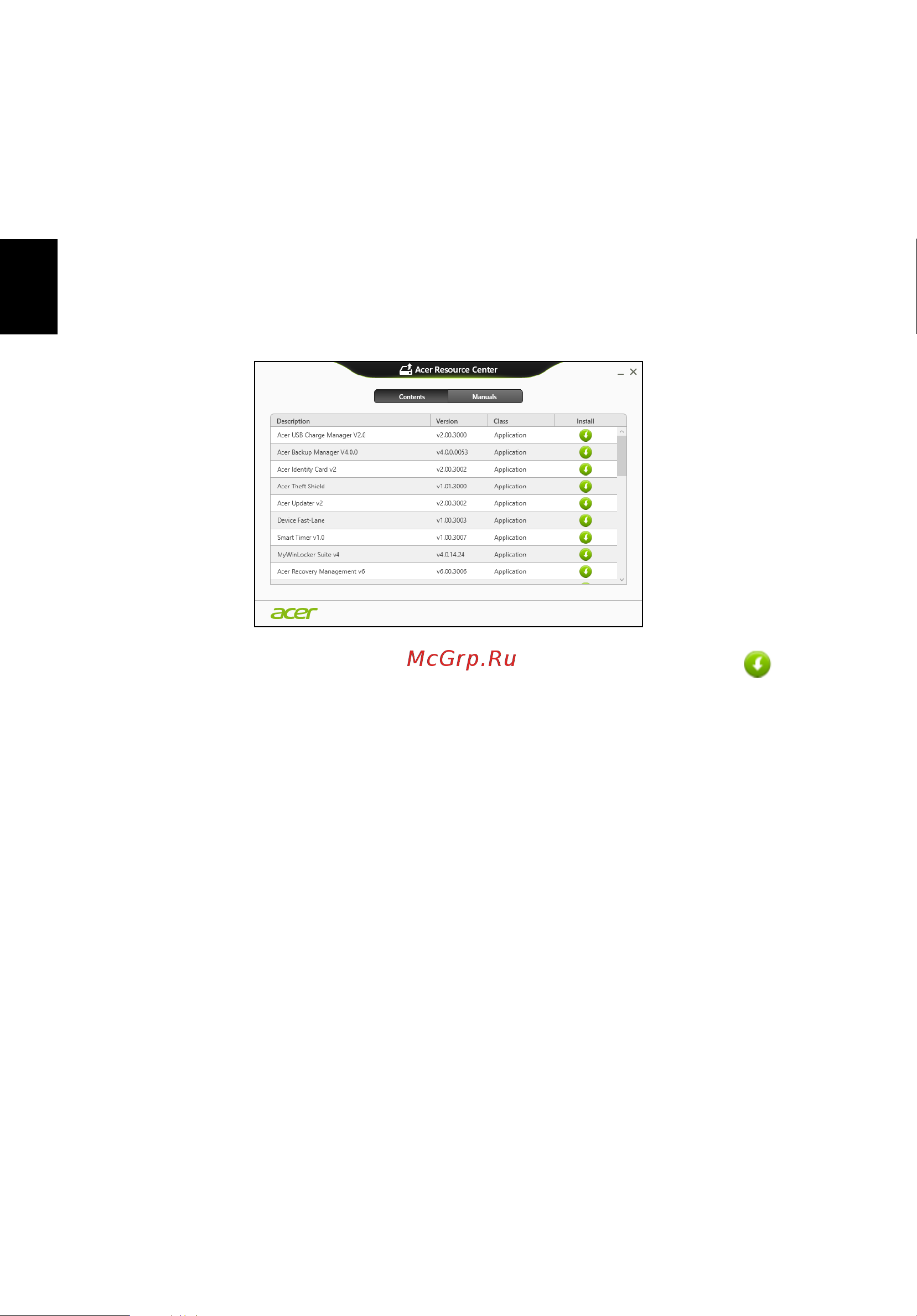 Acer TRAVELMATE P653-MG [1156/2742] Powrót do przechwyconego poprzedniego ekranu systemu
