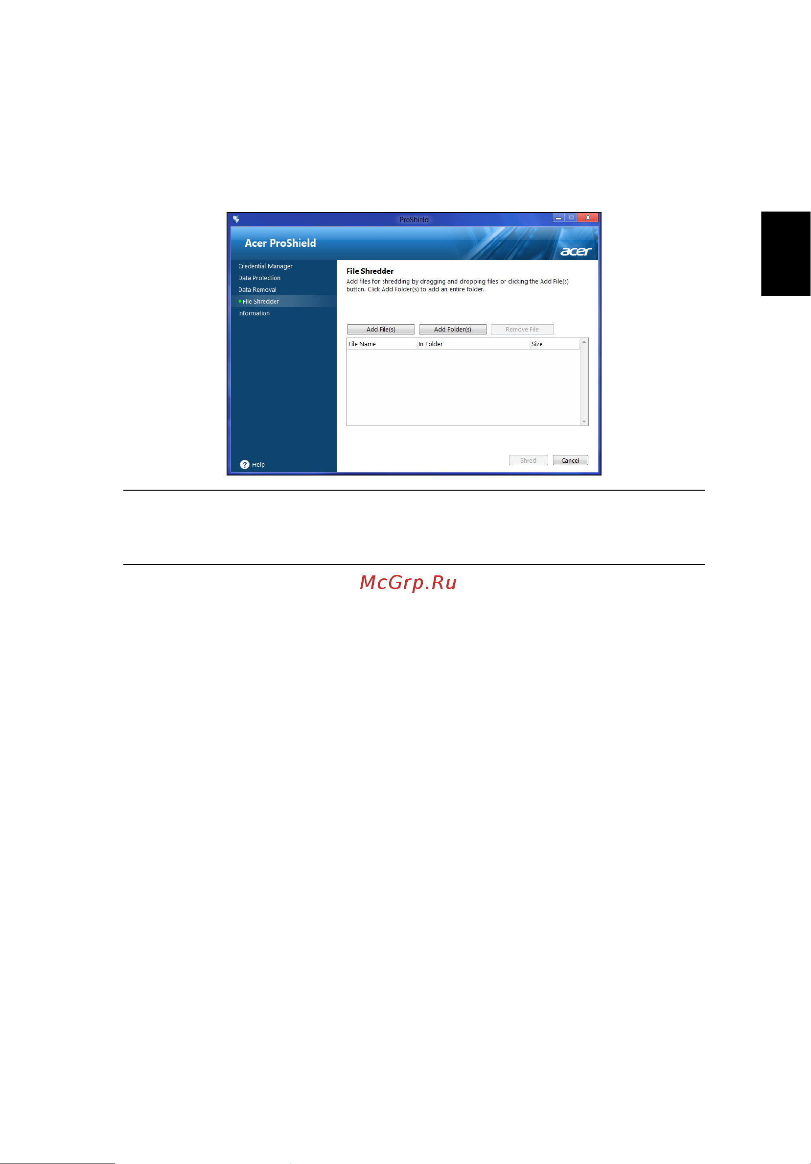 Acer TRAVELMATE P653-MG [1327/2742] Odstranění dat