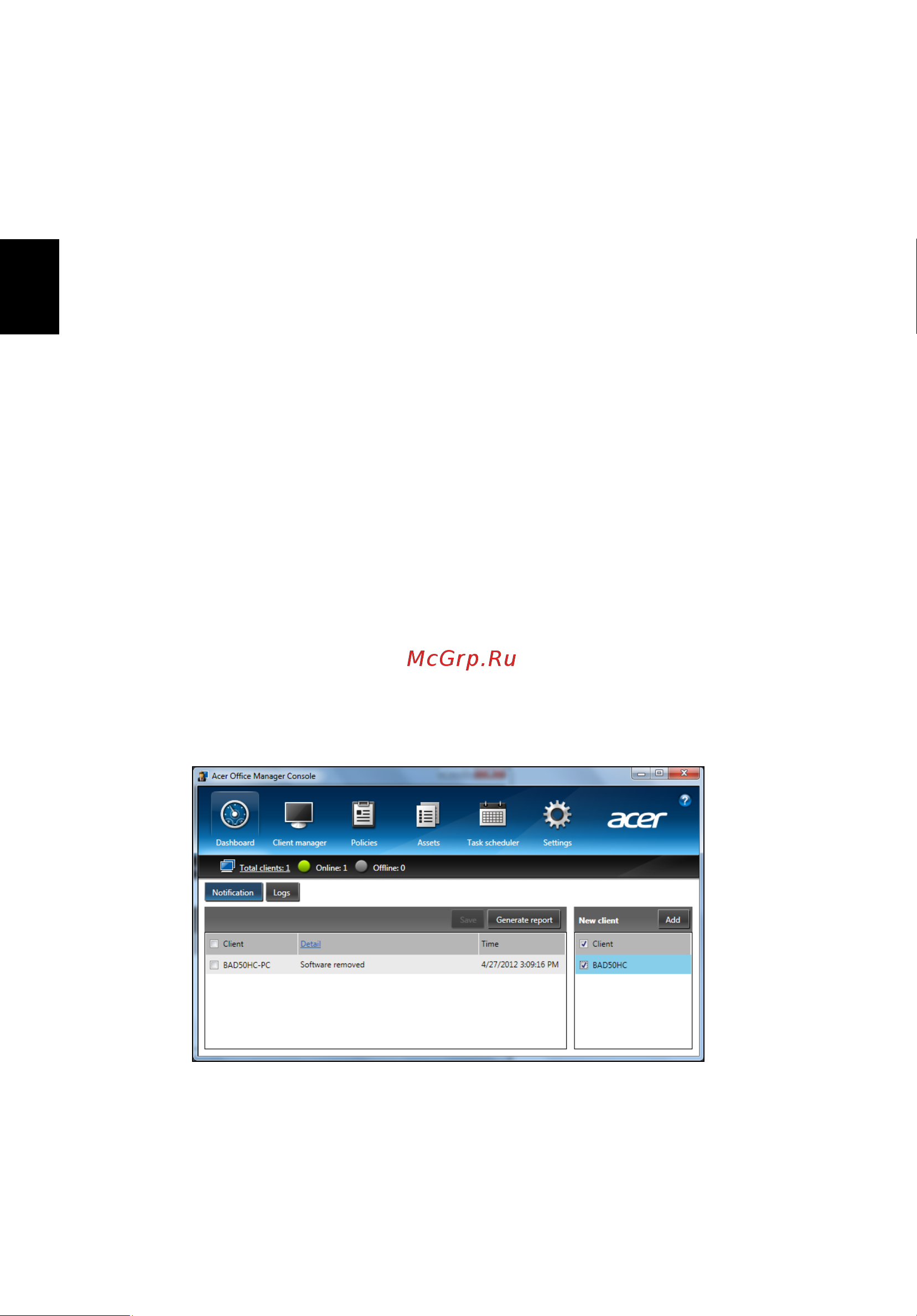 Acer TRAVELMATE P653-MG [1328/2742] Acer office manager