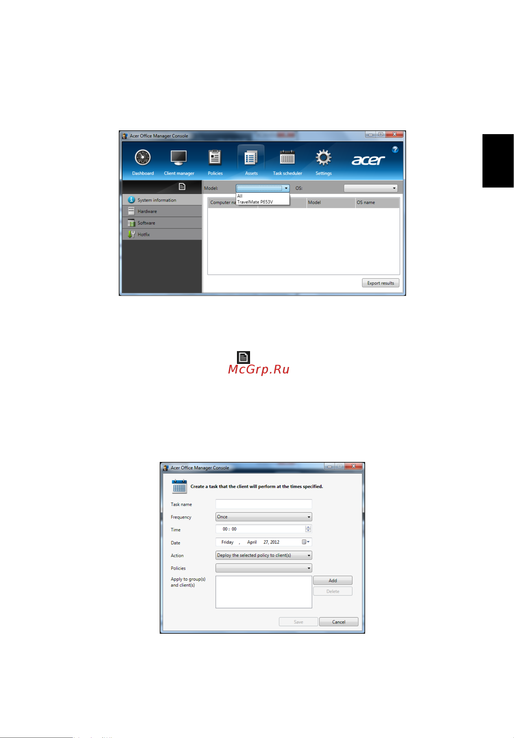 Acer TRAVELMATE P653-MG [1513/2742] Sredstva