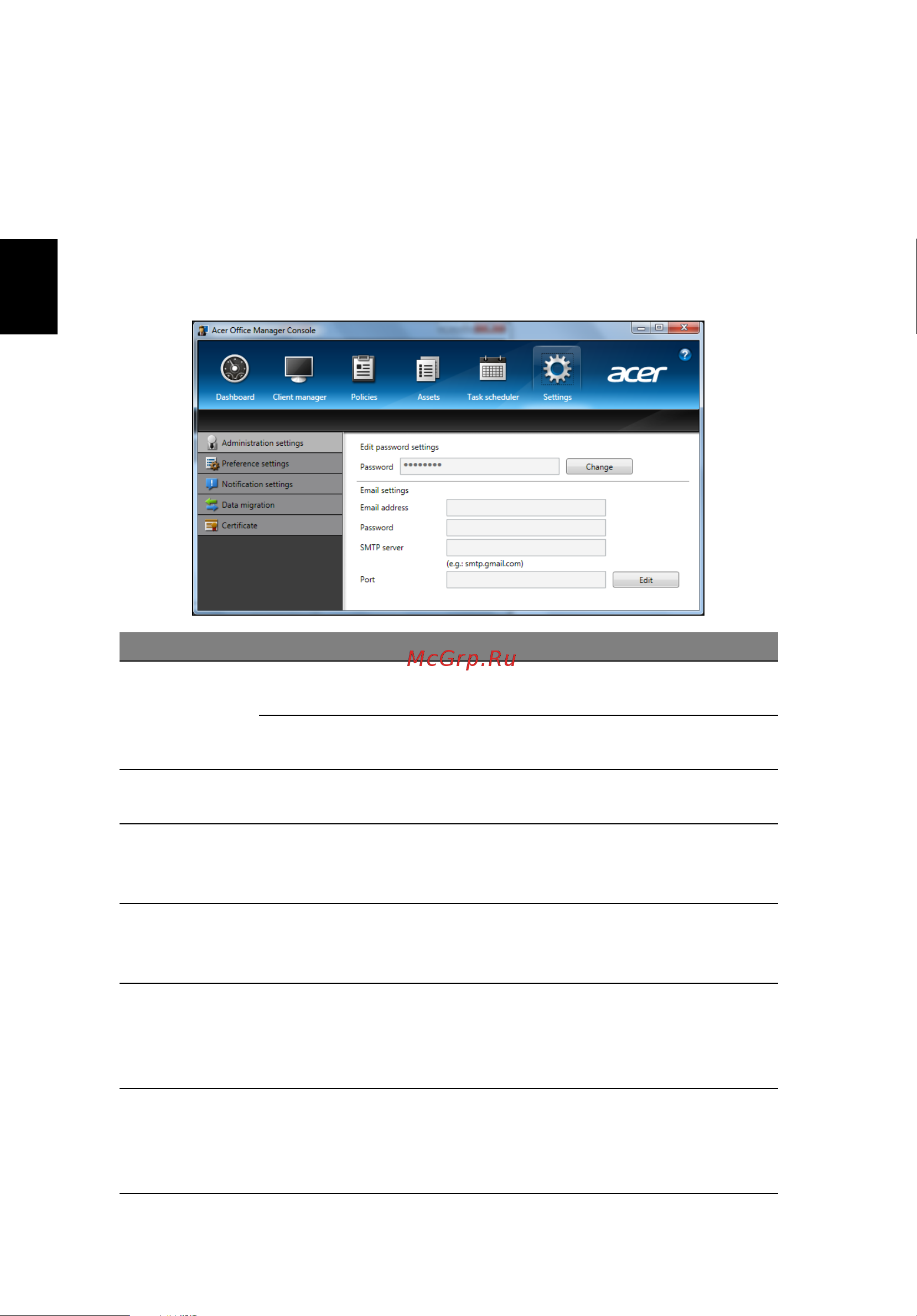Acer TRAVELMATE P653-MG [1514/2742] Nastavitve