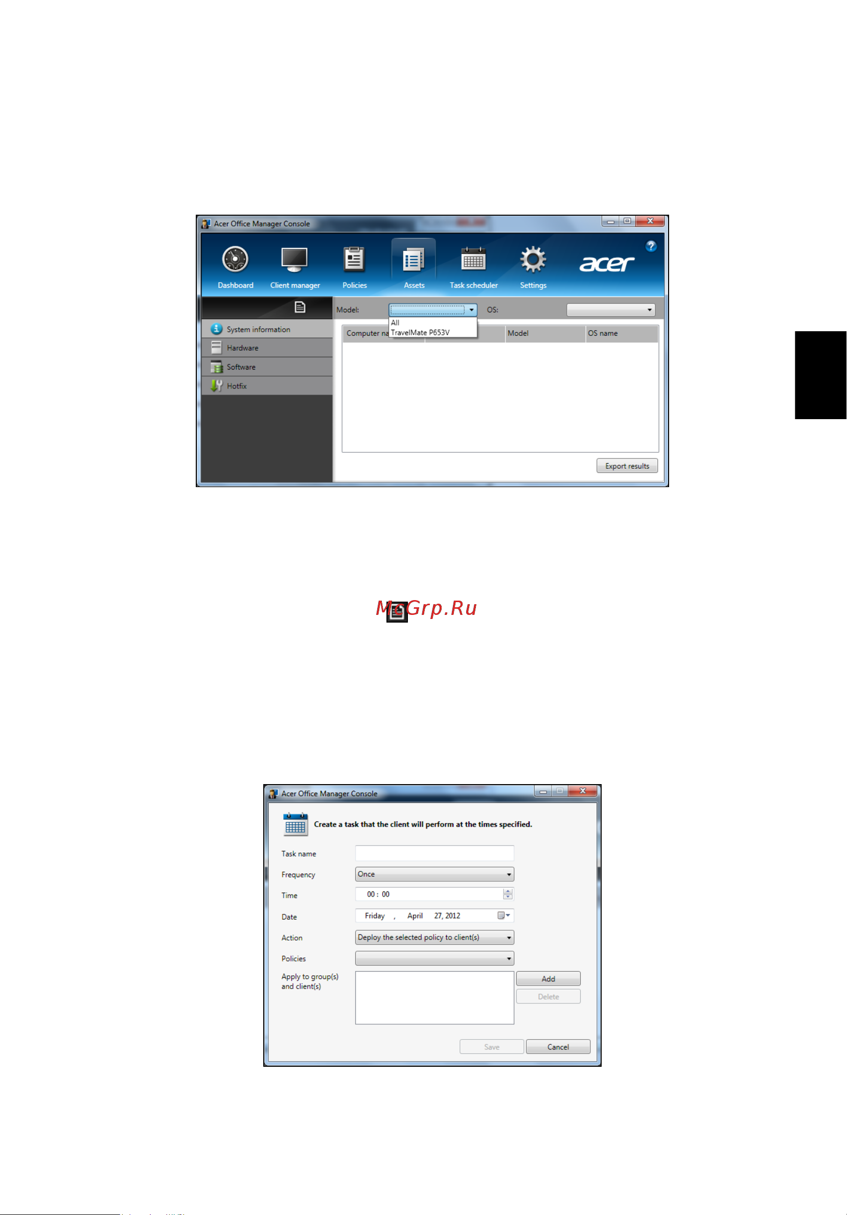 Acer TRAVELMATE P653-MG [1605/2742] Oprema