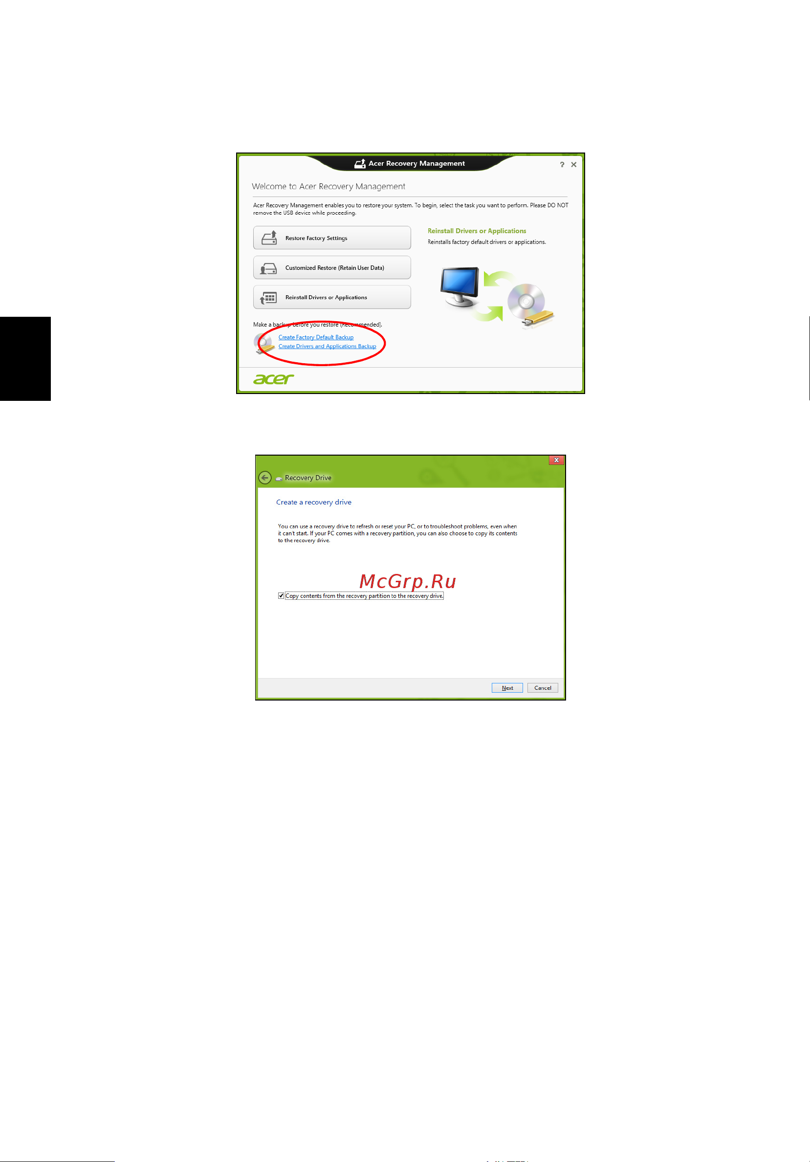 Acer TRAVELMATE P653-MG Инструкция по эксплуатации онлайн [1792/2742] 97766