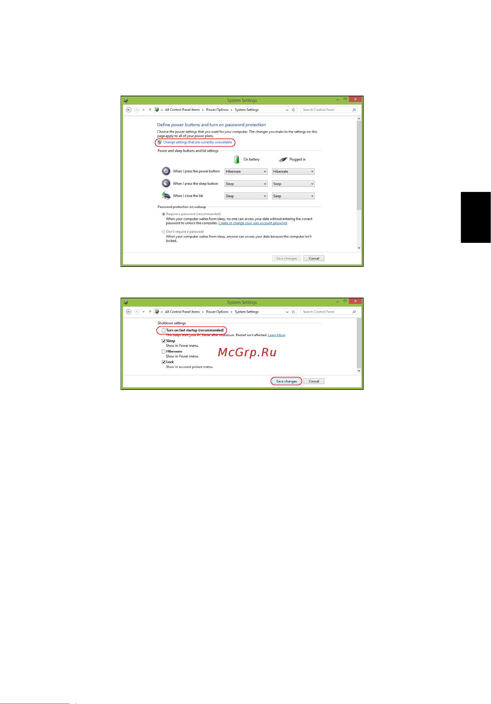 Acer TRAVELMATE P653-MG Инструкция по эксплуатации онлайн [1809/2742] 97766