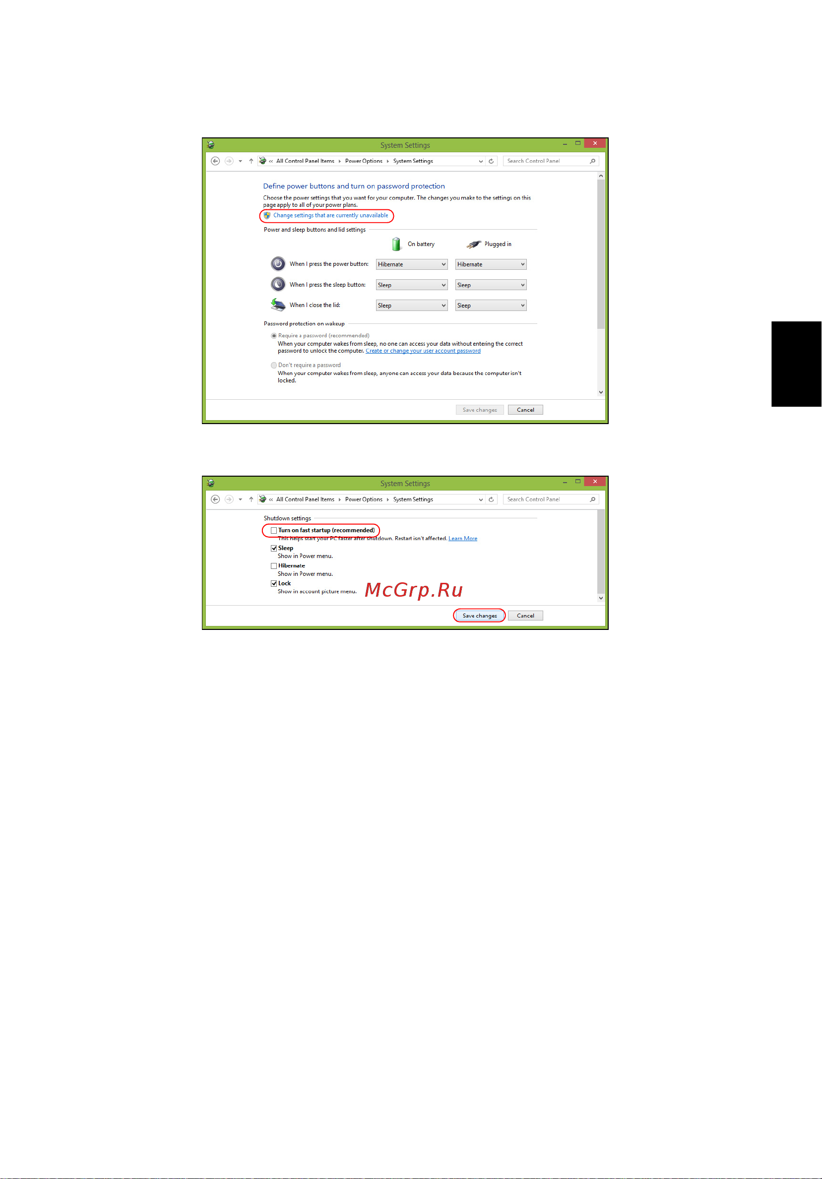 Acer TRAVELMATE P653-MG Инструкция по эксплуатации онлайн [2525/2742] 97766
