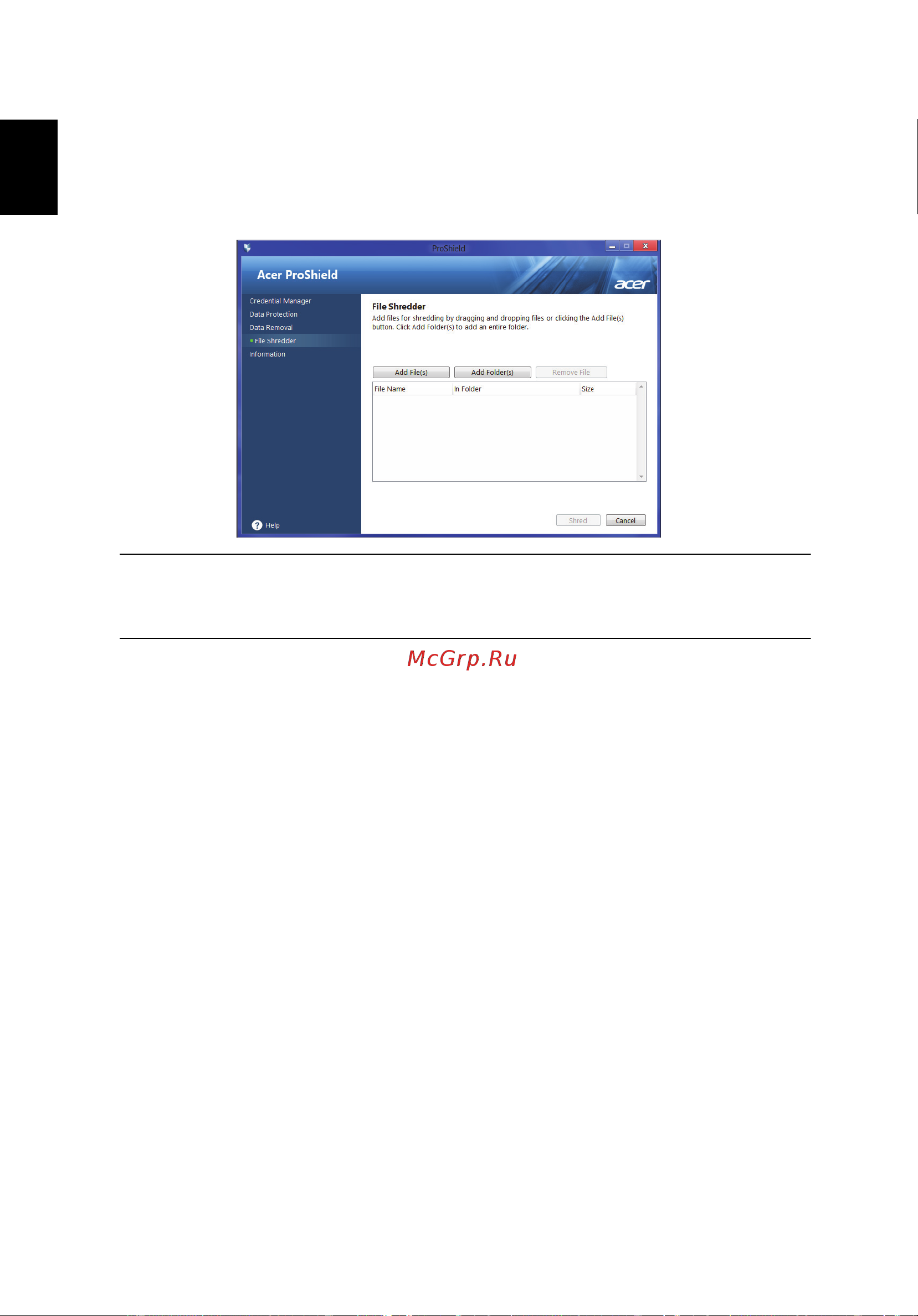 Acer TRAVELMATE P653-MG [30/2742] Data removal