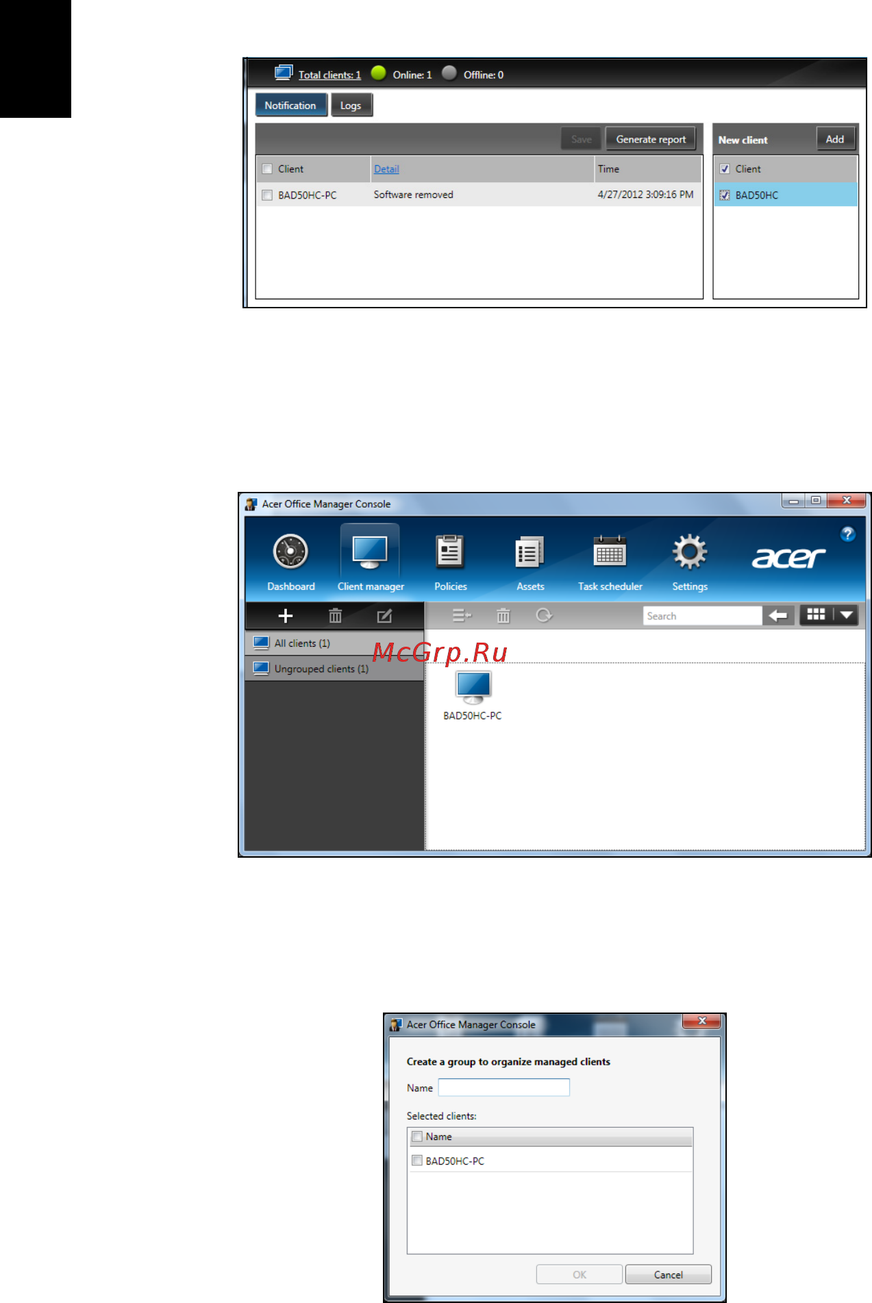 Acer TRAVELMATE P643-V [2254/2742] I stemci yöneticisi