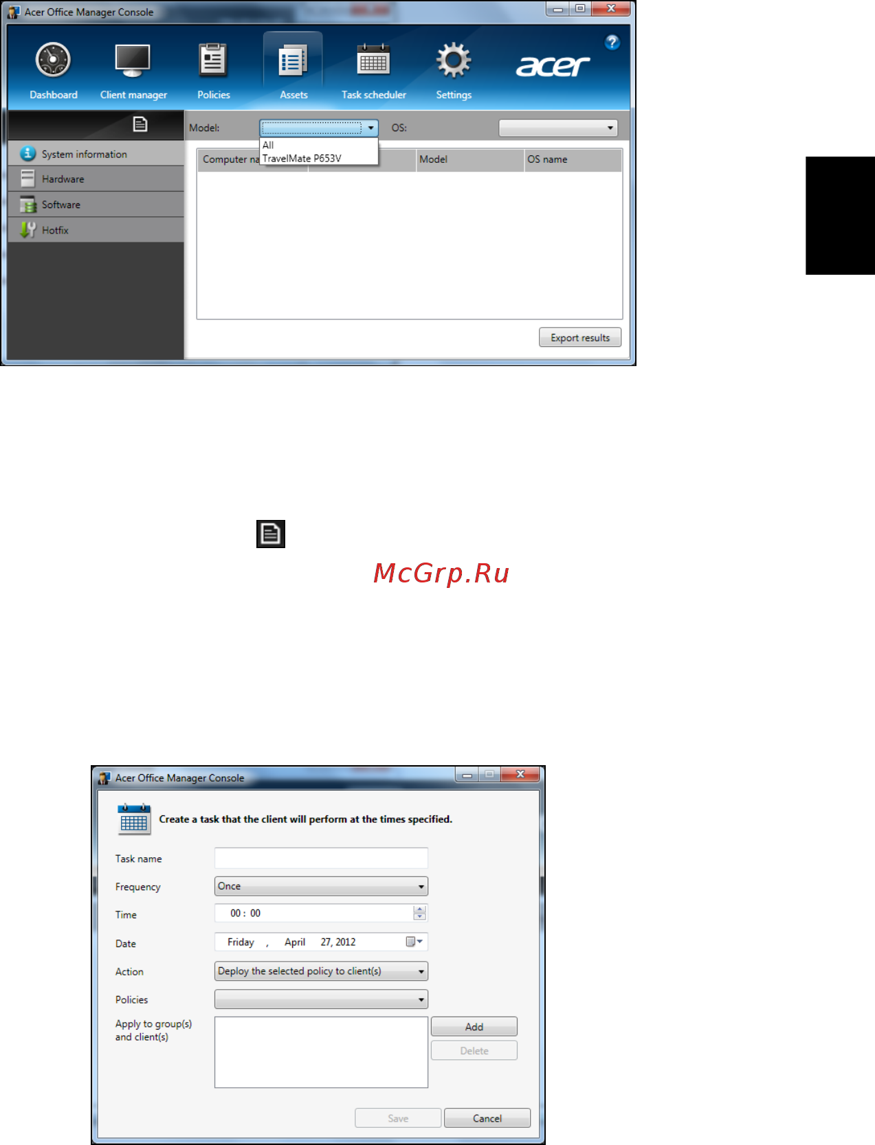 Acer TRAVELMATE P643-MG [1605/2742] Oprema