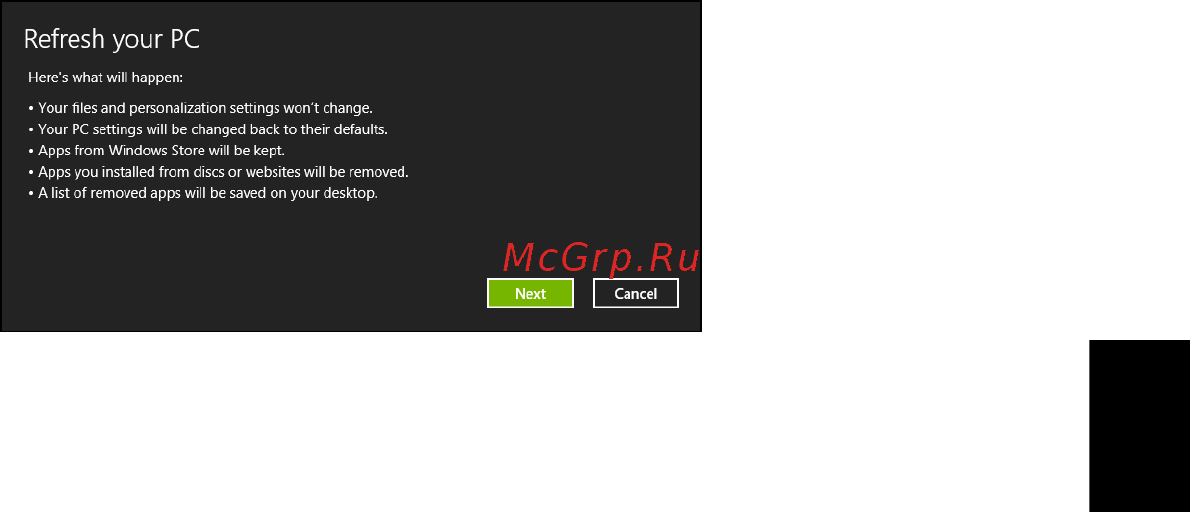 Acer TRAVELMATE P643-MG [2521/2742] 从还原备份刷新计算机