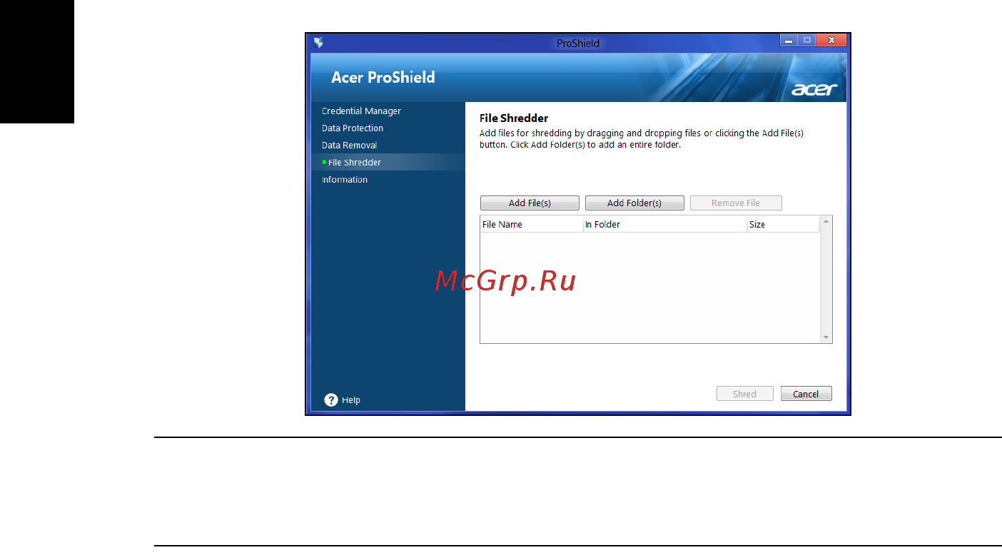 Acer TRAVELMATE P643-MG [2586/2742] Penghapusan data