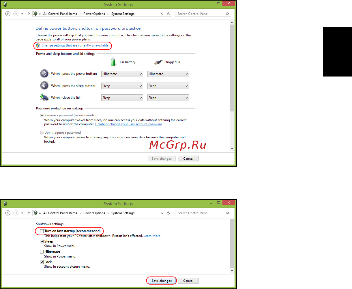 Acer TRAVELMATE P643-MG Инструкция по эксплуатации онлайн [2705/2742] 97772