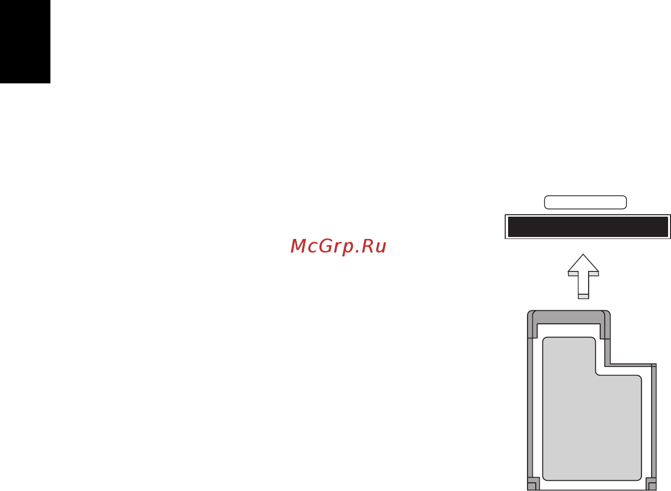Acer TRAVELMATE P633-V [1180/2742] Wkładanie karty expresscard