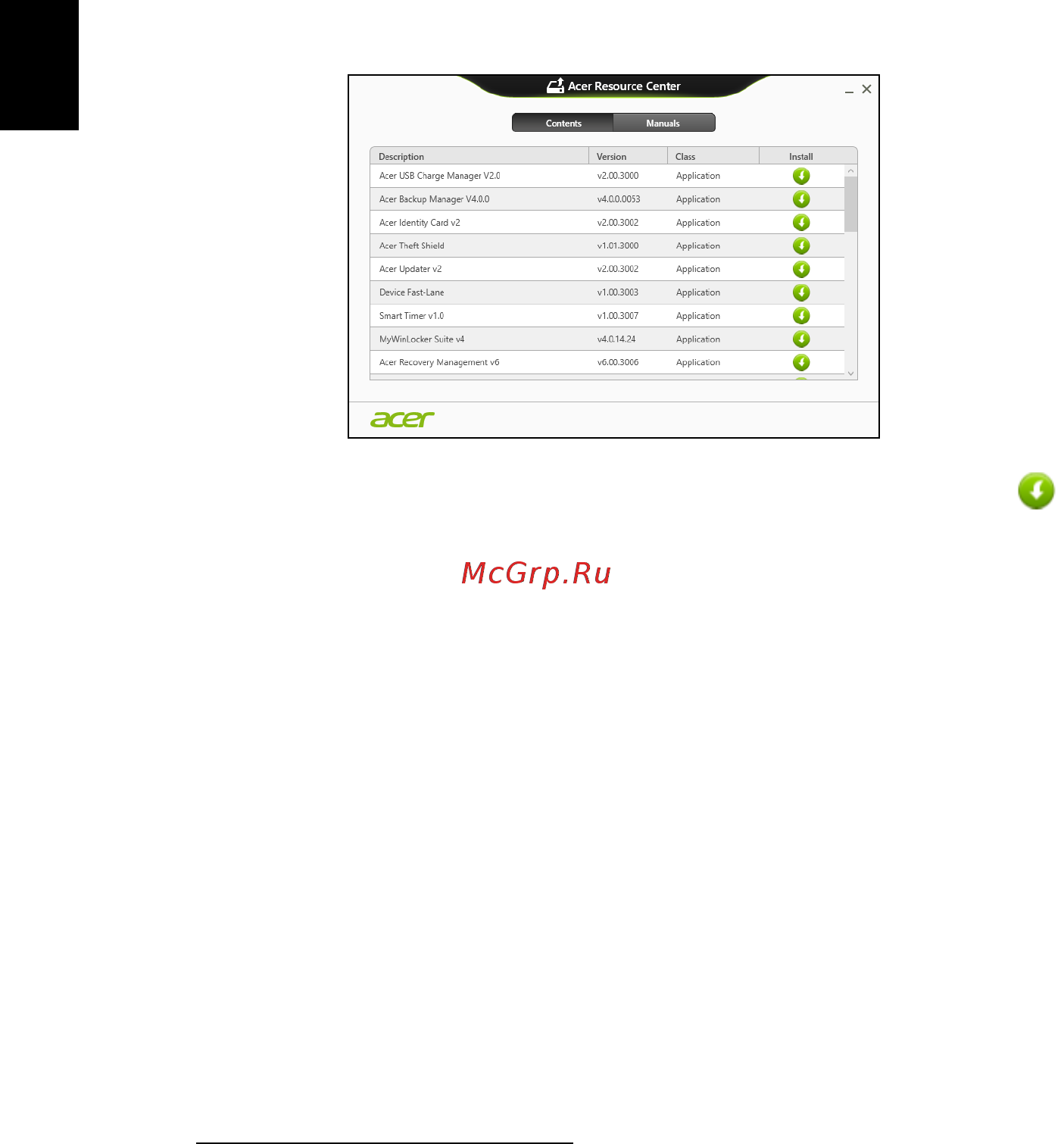 Acer TRAVELMATE P633-V [1522/2742] Povrnitev na predhodno stanje iz posnetka sistema