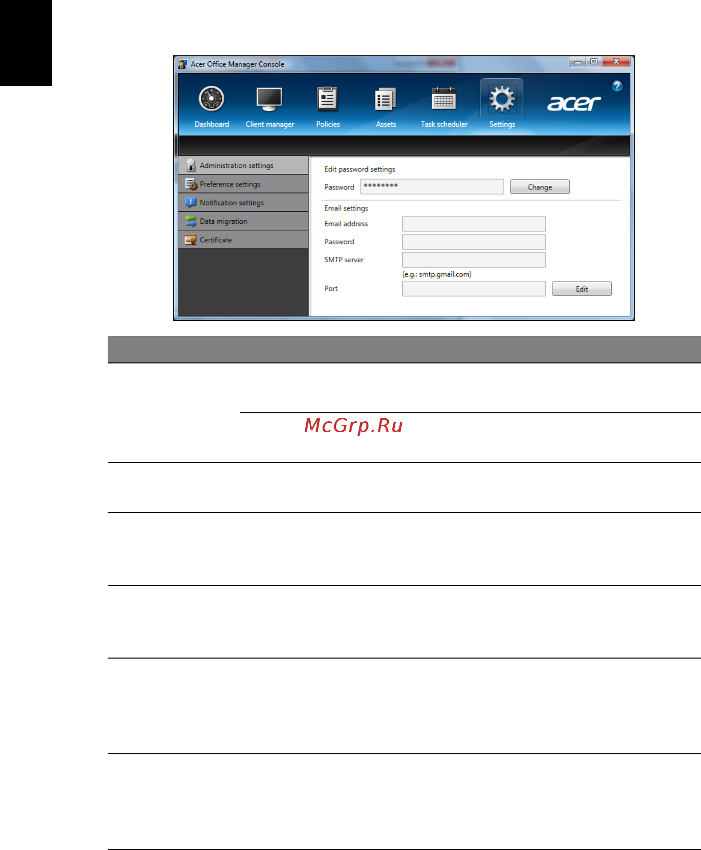 Acer TRAVELMATE P633-V [2258/2742] Ayarlar