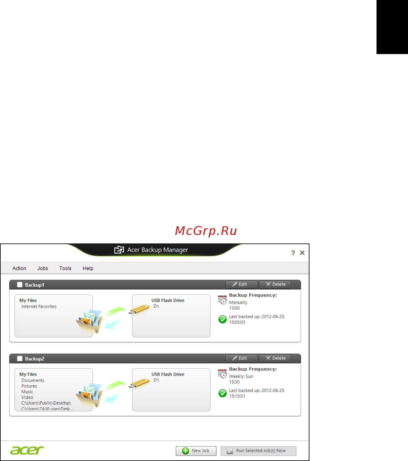 Acer TRAVELMATE P633-V Инструкция по эксплуатации онлайн [2609/2742] 97775