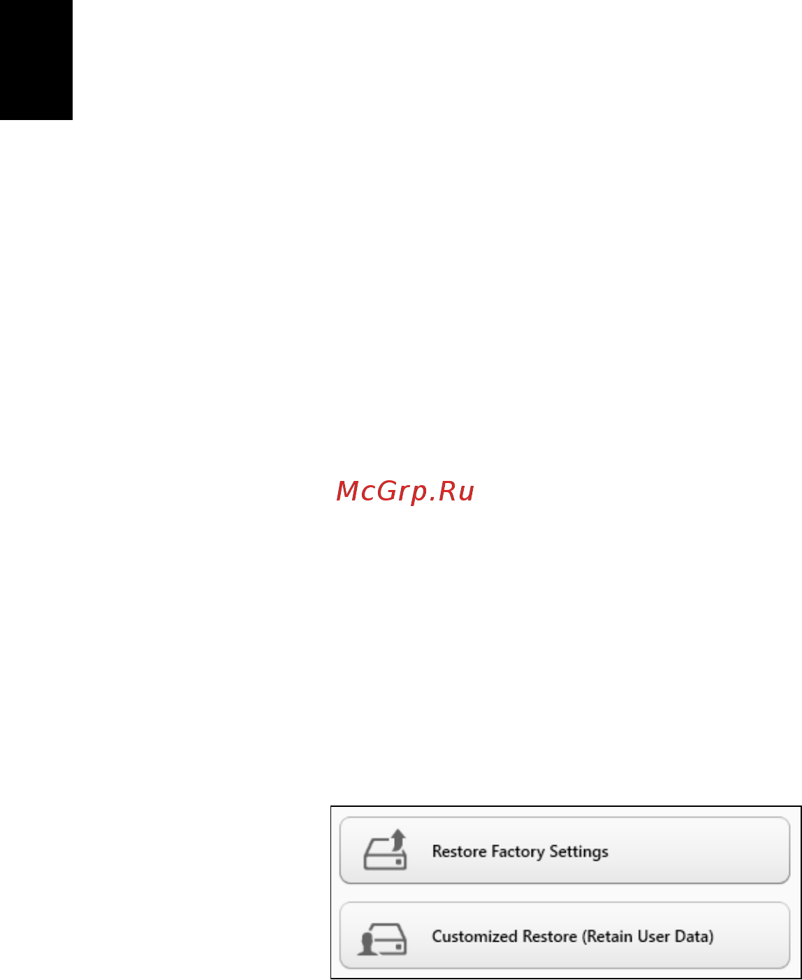 Acer TRAVELMATE P633-M [2696/2742] เร ยกค นระบบของค ณให เป นสถานะท ต งมาจากโรงงาน