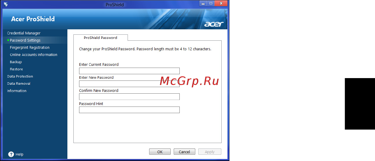 Acer TRAVELMATE P633-M [405/2742] Administrador de credenciales