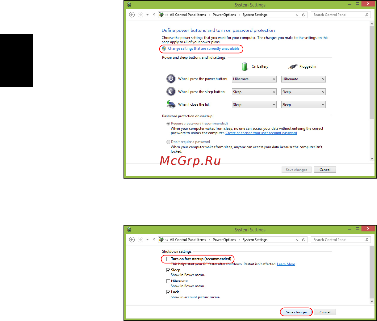 Acer TRAVELMATE P453-MG [1072/2742] Русский