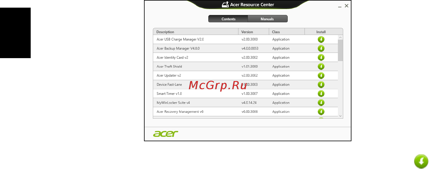 Acer TRAVELMATE P453-MG [2072/2742] Grįžimas į ankstesnę sistemos momentinę kopiją