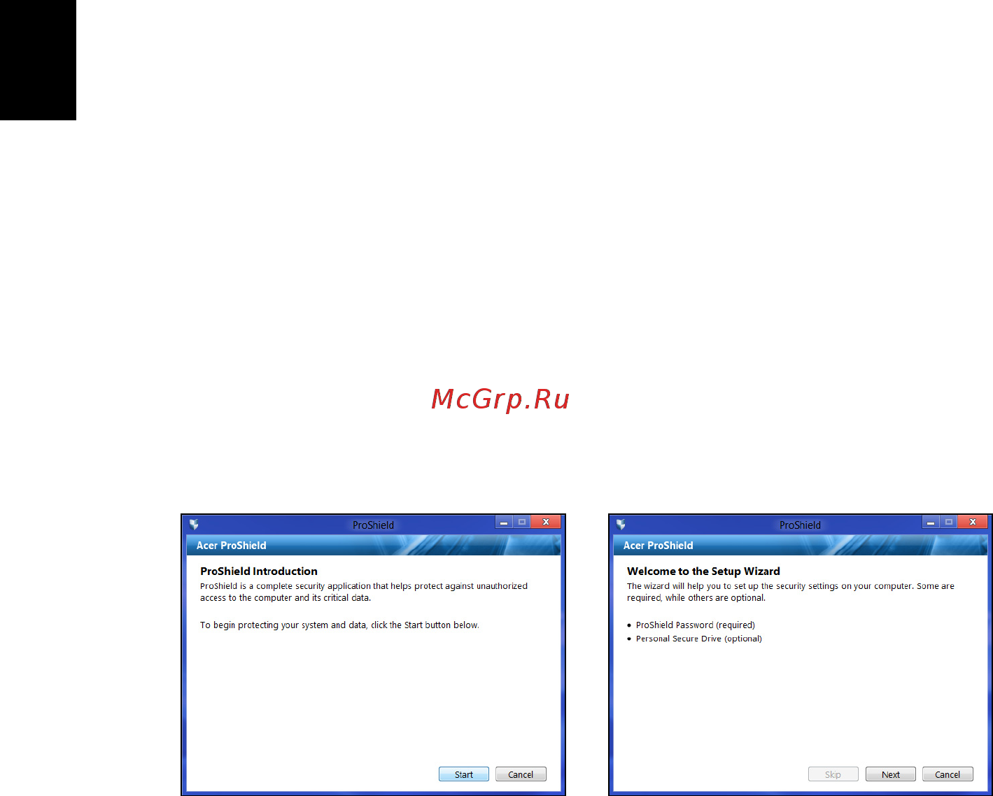 Acer TRAVELMATE P453-MG [2500/2742] Acer proshield 仅限部分型号