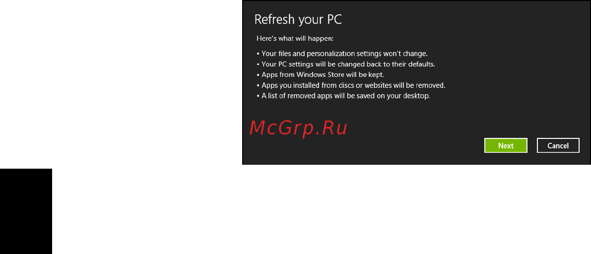 Acer TRAVELMATE P253-MG [1436/2736] Obnovenie počítača zo zálohy pre opravu