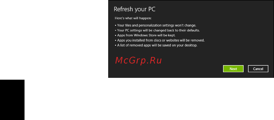 Acer TRAVELMATE P253-MG [1618/2736] Osvježavanje pc ja sa sigurnosne kopije za oporavak