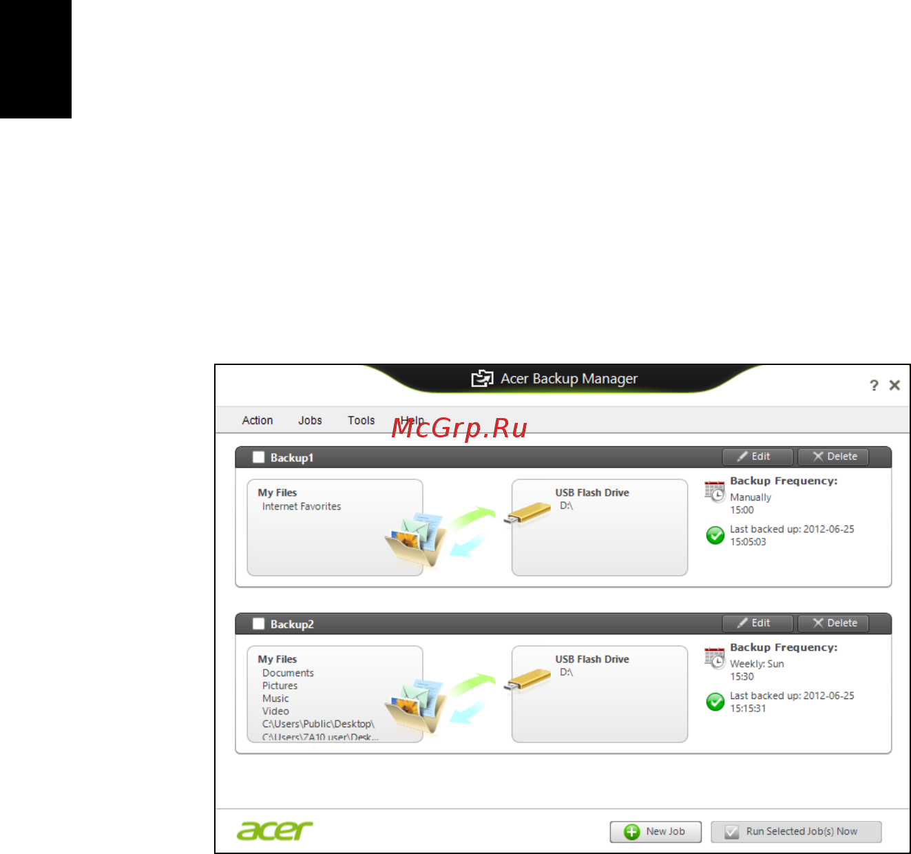 Acer TRAVELMATE P253-MG Инструкция по эксплуатации онлайн [1896/2736] 97788