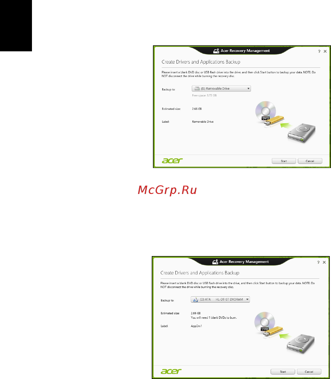 Acer TRAVELMATE P253-MG Инструкция по эксплуатации онлайн [2160/2736] 97788
