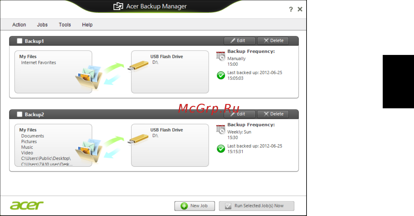 Acer TRAVELMATE P253-MG Инструкция по эксплуатации онлайн [2517/2736] 97788