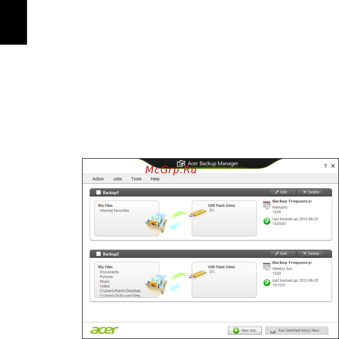 Acer TRAVELMATE P253-MG Инструкция по эксплуатации онлайн [2696/2736] 97788