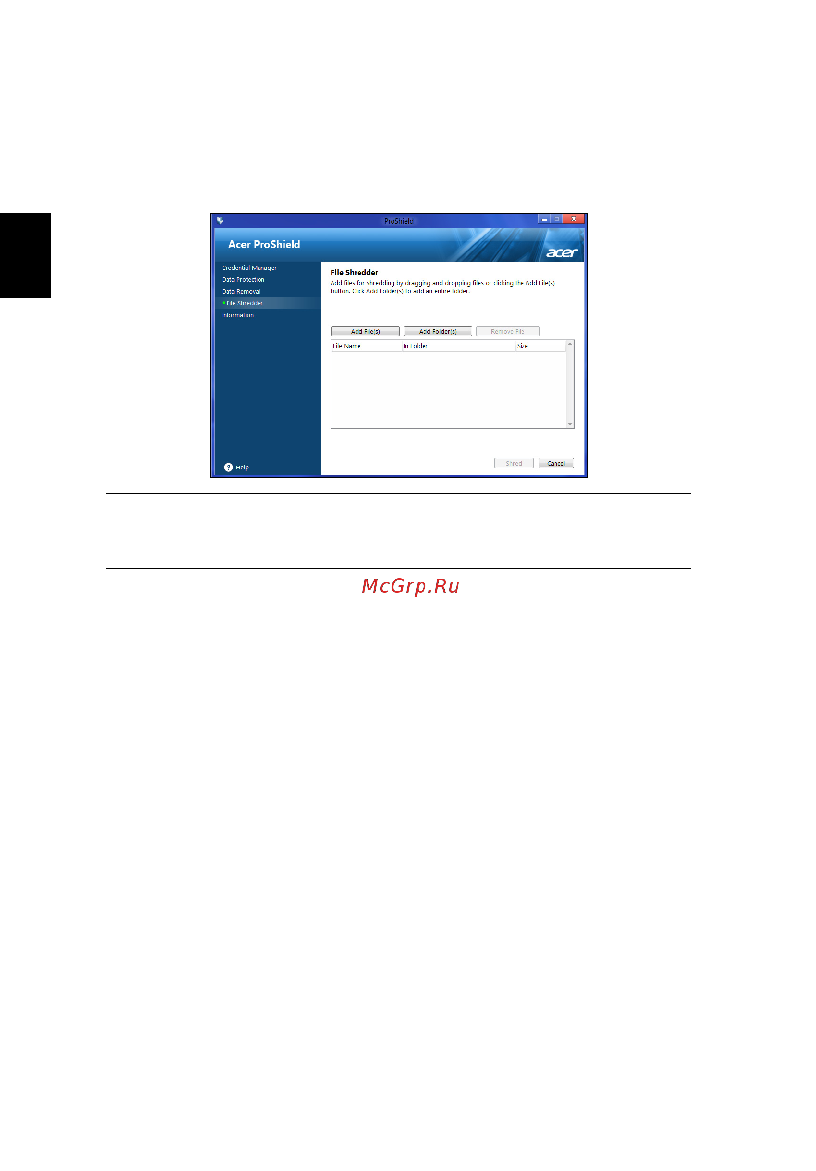 Acer TRAVELMATE P253-E [1140/2736] Usuwanie danych