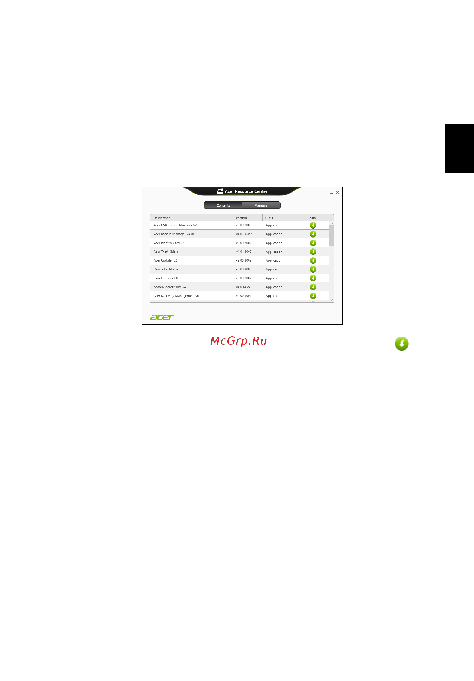 Acer TRAVELMATE P253-E [1155/2736] Powrót do przechwyconego poprzedniego ekranu systemu