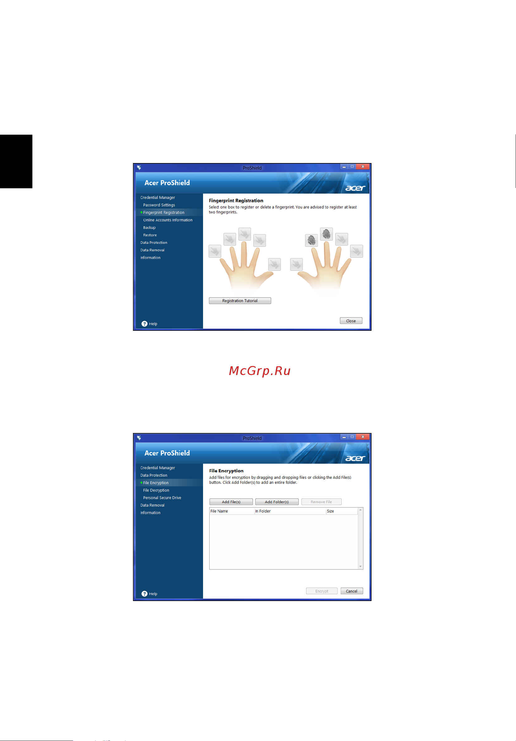 Acer TRAVELMATE P253-E [1872/2736] Andmekaitse