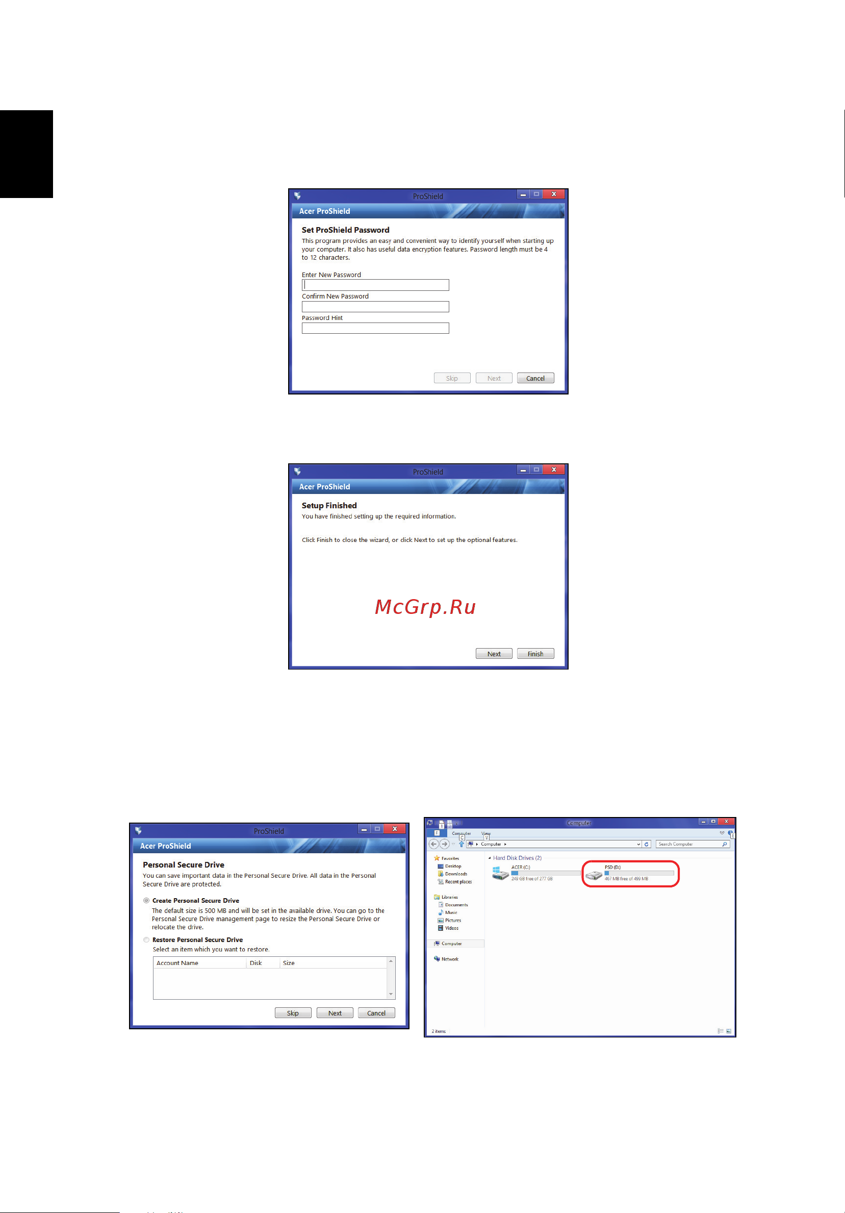 Acer TRAVELMATE P253-E [26/2736] Personal secure drive