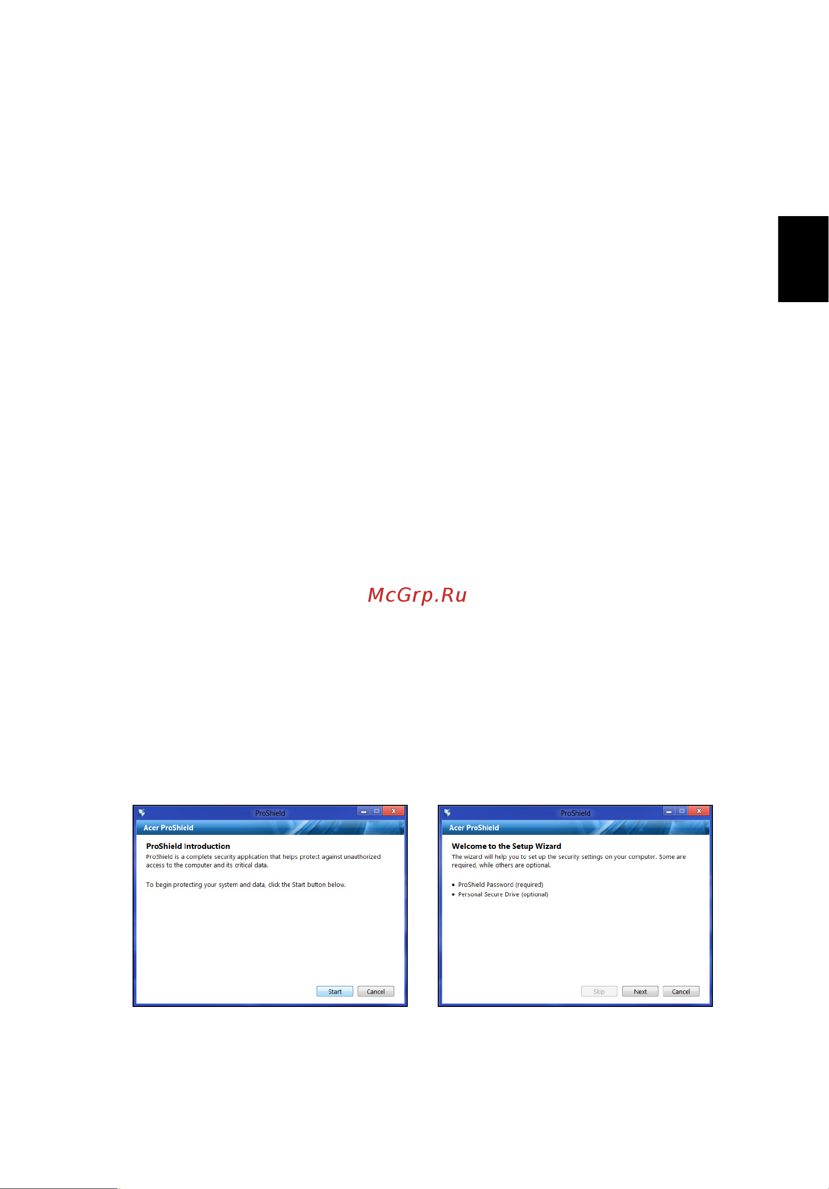 Acer TRAVELMATE P253-E [2669/2736] Acer proshield