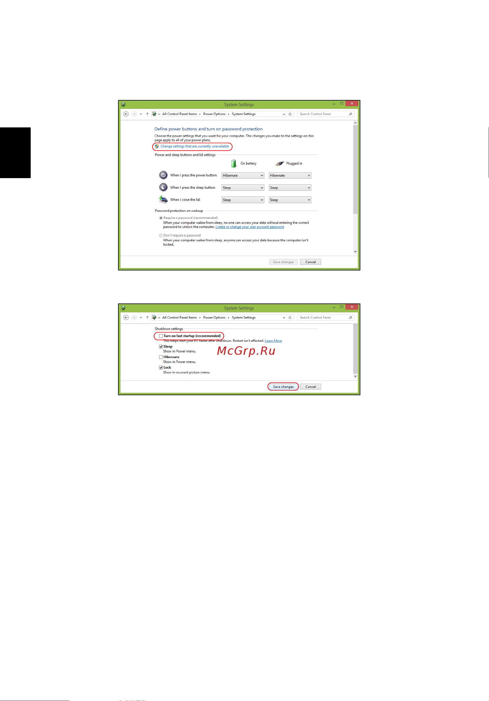 Acer TRAVELMATE P253-E Инструкция по эксплуатации онлайн [2698/2736] 97790