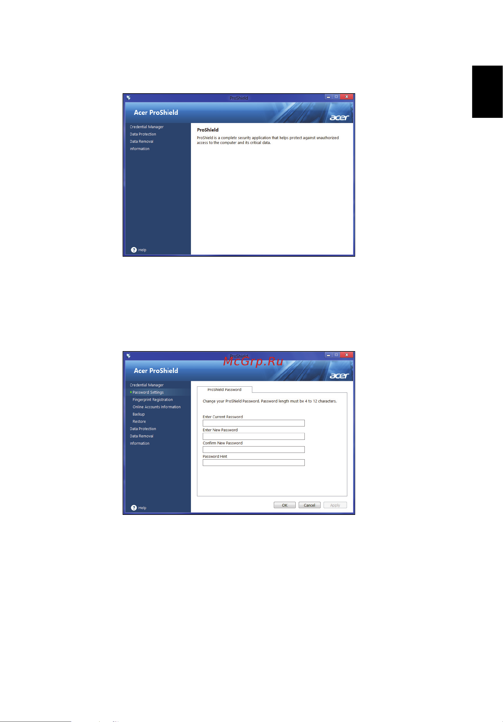 Acer TRAVELMATE P253-E [27/2736] Credential manager